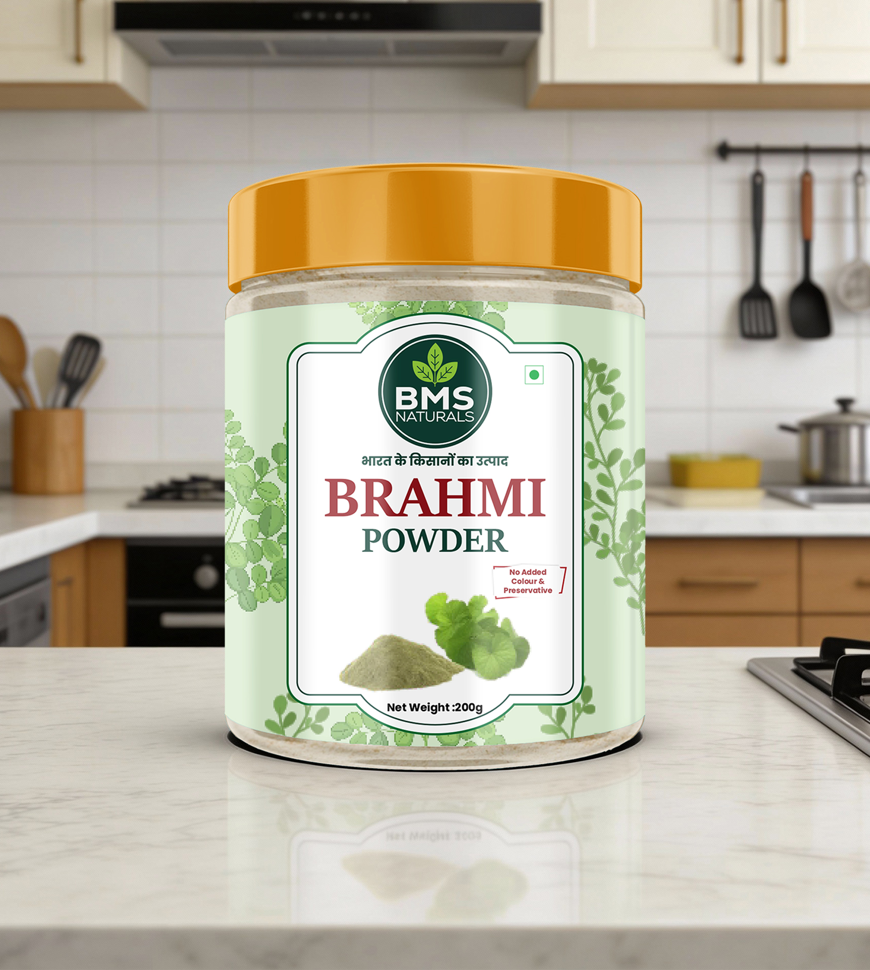 BMS Naturals Brahmi 200 g – Boost Memory, Focus & Mental Wellness